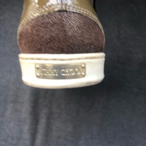 Snakeskin Jimmy Choo Sneakers - Picture 7 of 7